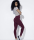 Everyday High Waisted Leggins Lightweight - Burgundy