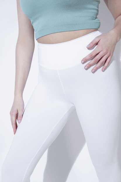 Everyday High Waisted Leggins Lightweight - White