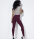 Everyday High Waisted Leggins Lightweight - Burgundy