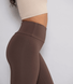 Cropped Leggings Lightweight - Espresso Brown