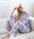 Soft Touch Pyjama Set  - White Christmas Print