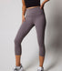 Revitalise Cropped High-Waisted Leggings - Mauve
