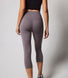 Revitalise Cropped High-Waisted Leggings - Mauve