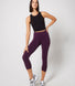 Focus Cropped High Waisted Sport Leggings - Mulberry Plum