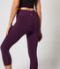 Focus Cropped High Waisted Sport Leggings - Mulberry Plum