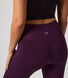 Focus Cropped High Waisted Sport Leggings - Mulberry Plum