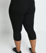 Cropped Jeggings Curvy - Black