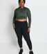 Energise  7/8 High Waisted Gym Leggings - Midnight Black