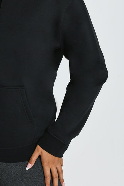 Everyday Pullover Hoodie Curvy - Black