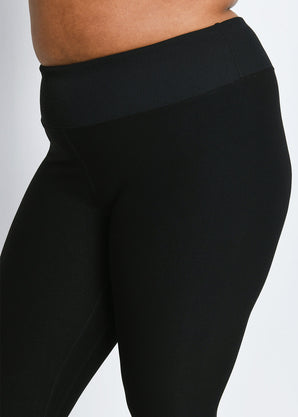 Ultimate Soft-Touch High Waisted Leggings Curvy - Black