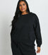 Everyday Sweatshirt Komfort Curvy - Black