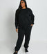 Everyday Sweatshirt Komfort Curvy - Black