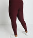 Everyday Winter High Waisted Leggings Curvy - Burgundy