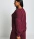 Luxus Lounge Sweatshirt Curvy - Dark Cherry