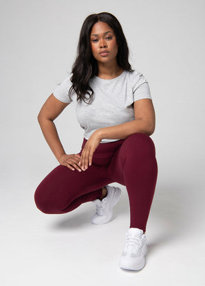 Everyday T-Shirt Curvy-Shirt - Light Grey Marl