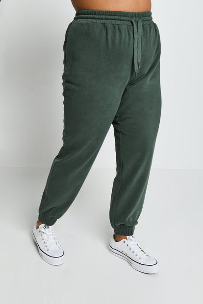 Everyday Jogginghose Komfort Curvy - Forest Green