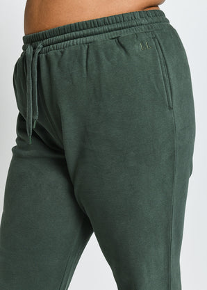 Everyday Jogginghose Komfort Curvy - Forest Green