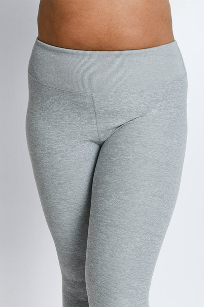 Ultimate Soft-Touch High Waisted Leggings Curvy - Light Grey Marl