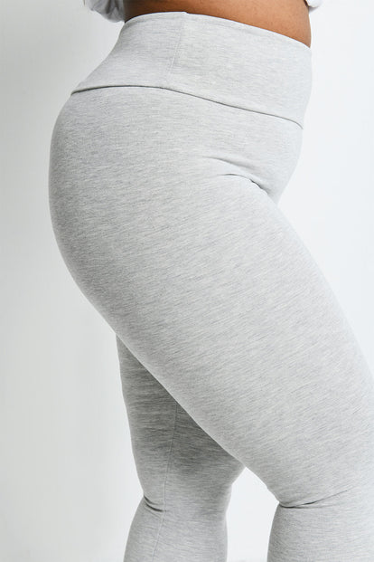 Everyday Radlerhose Lightweight Curvy - Light Grey Marl