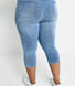 Cropped Jeggings Curvy - Light Blue