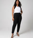 Slim-Fit Mom Jeans - Black