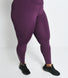 Focus High Waisted Sport Leggings Curvy - Mulberry Plum