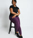 Focus High Waisted Sport Leggings Curvy - Mulberry Plum
