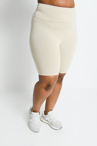 Everyday Radlerhose Lightweight Curvy - Natural Beige