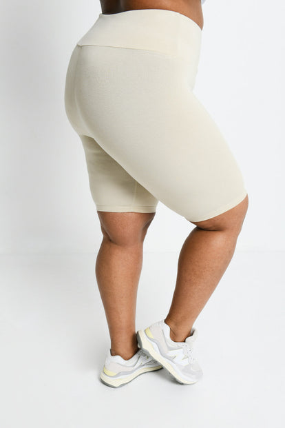 Everyday Radlerhose Lightweight Curvy - Natural Beige