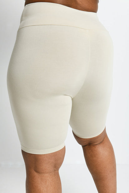 Everyday Radlerhose Lightweight Curvy - Natural Beige