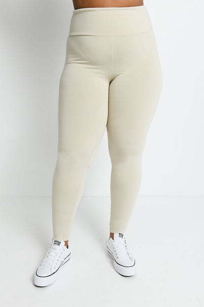 Everyday Radlerhose Lightweight Curvy - Natural Beige