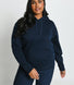 Everyday Pullover Hoodie Curvy - Navy Blue