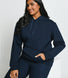 Everyday Pullover Hoodie Curvy - Navy Blue