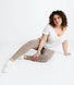 Everyday High Waisted Leggings Curvy - Oatmeal Beige