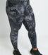 Revitalise High Waisted Leggings Curvy - Black Tie Dye