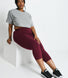 Everyday Cropped Leggings Curvy - Burgundy