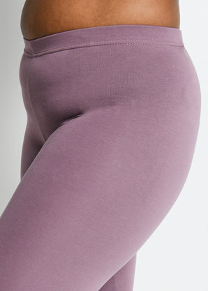 Everyday Cropped Leggings Curvy - Elderberry Purple