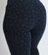 Everyday High Waisted Leggings Curvy - Navy Animal Print