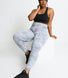 Revitalise 7/8 High Waisted Leggings Curvy - Sky Grey Tie Dye