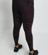 Revitalise High Waisted Leggings Curvy - Dark Cherry Tie Dye