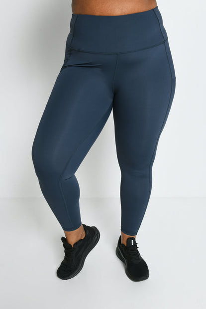 Energise 7/8 Sport Leggings Curvy - Thunder Blue