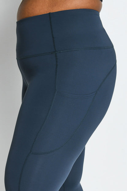 Energise 7/8 Sport Leggings Curvy - Thunder Blue