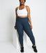 Energise High Waisted Gym Leggings Curvy - Thunder Blue