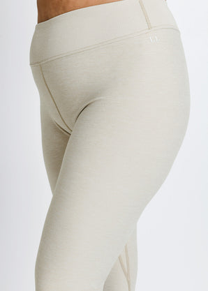 Ultimate Soft-Touch High Waisted Leggings Curvy - Vanilla Marl