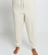 Luxus Lounge Jogginghose Curvy - Vanilla Marl