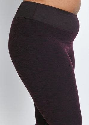 Ultimate Soft-Touch High Waisted Leggings Curvy - Winter Berry