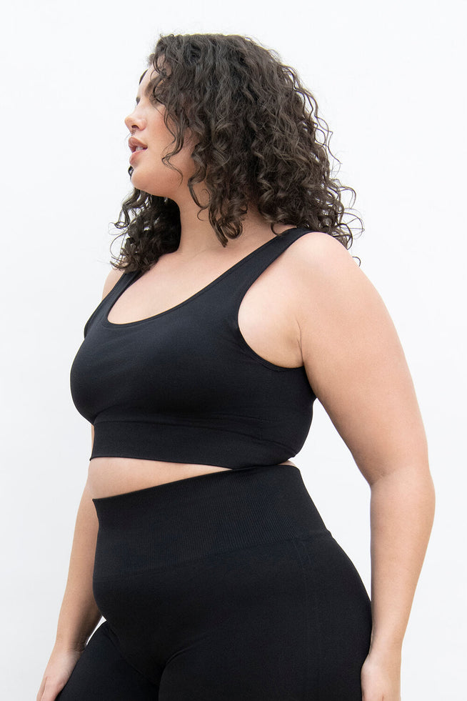 Ultimate Seamless Bralette Curvy - Black