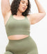 Ultimate Seamless Bralette Curvy - Sage Green