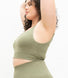 Ultimate Seamless Bralette Curvy - Sage Green