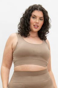 Ultimate Seamless Bralette Curvy - Oatmeal Beige